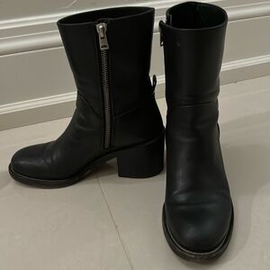 All saints leather boots size 6.5